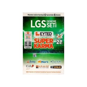 Esen Yayınları Eyted Yayınları 8. Sınıf LGS Süper Karma 6 lı Deneme Seti