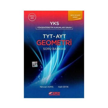 Esen Yayınları Kırmızı Seri TYT AYT Orta ve İleri Düzey Geometri Soru Bankası