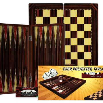 Eser Orta Boy Polyester Tavla Takımı