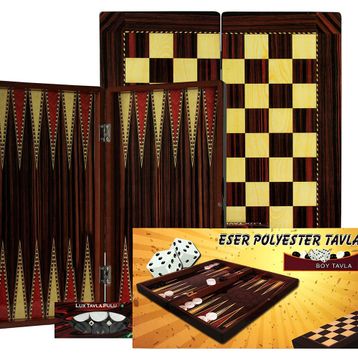 Eser Orta Boy Polyester Tavla Takımı