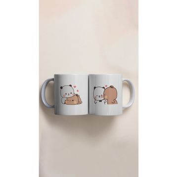 EsGift İkili Dudu&Bubu Tasarımlı Kupa Bardak