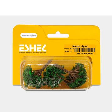 Eshel 4 cm 3 Adet Mantar Ağacı