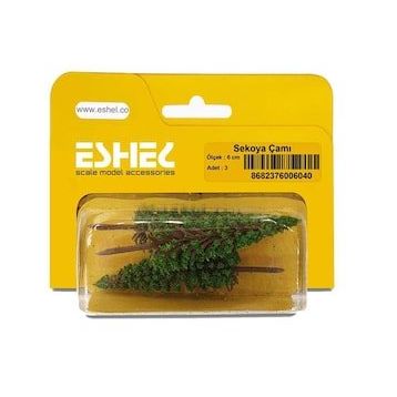Eshel 6 cm 3 Adet Sekoya Çam Ağacı
