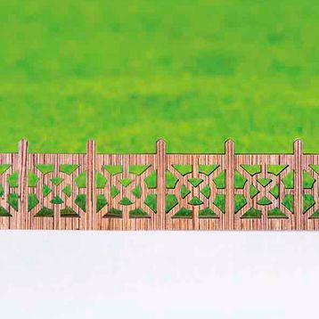 Eshel Klasik Çit 1/50 cm 2 Adet Ahşap Maket