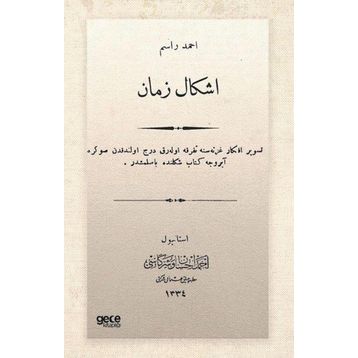 Eşkali Zaman - Osmanlıca - Ahmet Rasim