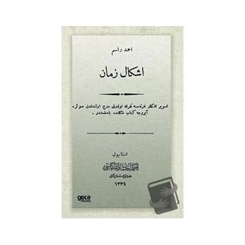 Eşkali Zaman - Osmanlıca - Ahmet Rasim