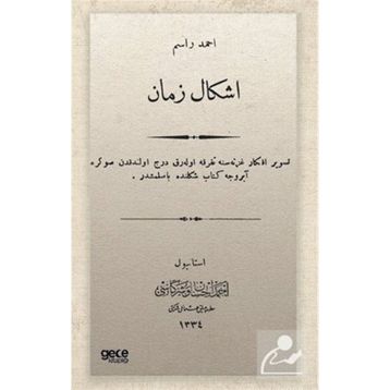 Eşkali Zaman - Osmanlıca - Ahmet Rasim