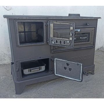 Eskişehir Mat Emaye Camlı Siyah Kuzine