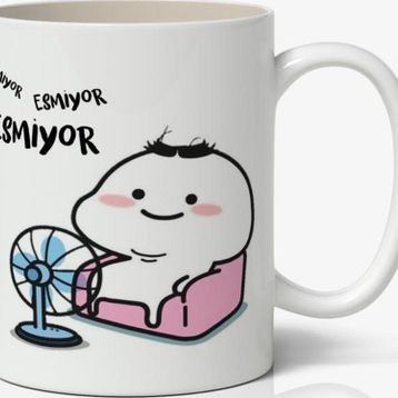 Esmiyor Yazılı Baskılı Kupa