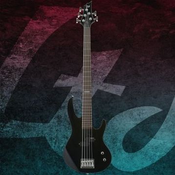 ESP LTD B-15 Kit Black 5 Telli Bass Gitar