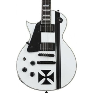 ESP LTD James Hetfield Signature Iron Cross Snow White Solak Elektro Gitar