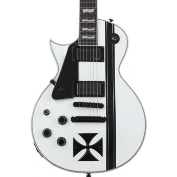ESP LTD James Hetfield Signature Iron Cross Snow White Solak Elektro Gitar
