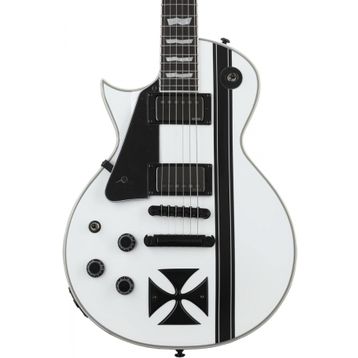 ESP LTD James Hetfield Signature Iron Cross Snow White Solak Elektro Gitar