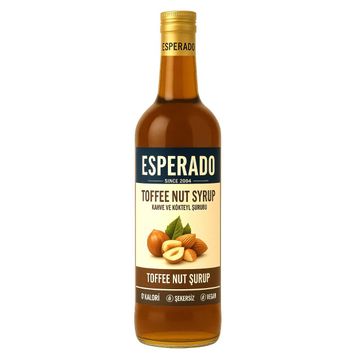 Esperado 750 ml Şekersiz Toffnut Aromalı Kahve Kokteyl Şurubu