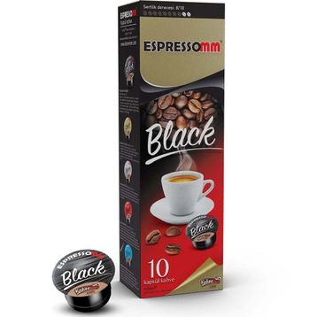 Espressomm 10 Adet Tchıbo Uyumlu Espresso Black Kapsül Kahve