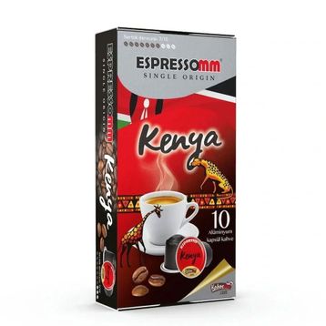 Espressomm 10'lu Single Origin Kenya Alüminyum Kapsül Kahve