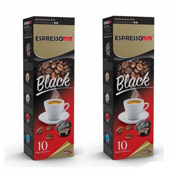 Espressomm 20 Adet Black Kapsül Kahve