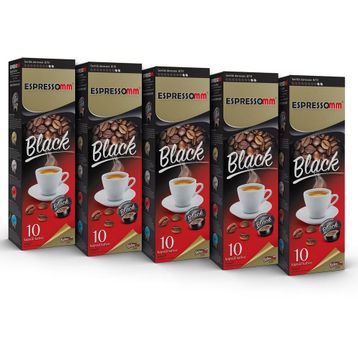 Espressomm 50 Adet Black Kapsül Kahve