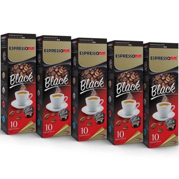 Espressomm 50 Adet Tchıbo Uyumlu Espresso Black Kapsül Kahve
