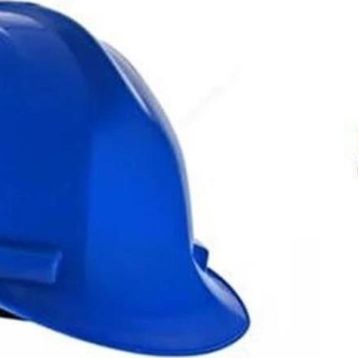 Essafe 1537 Plastik İçlikli Vidalı 5 Adet Mavi Deliksiz Baret