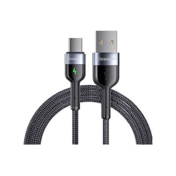 Essager Led Işıklı 3.0 A 1 mt Type-C Şarj Data Kablosu