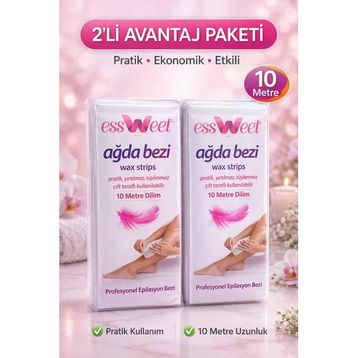 Essweet 2x10 m Rulo Ağda Bezi
