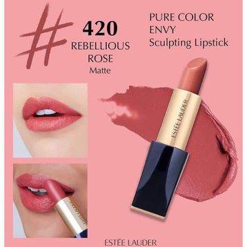 Estee Lauder Pure Color Envy Sculpting 420 Rebellious Rose Ruj