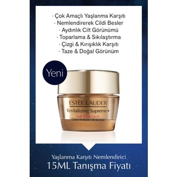 Estee Lauder Revitalizing Supreme+ Çok Amaçlı Yaşlanma Karşıtı 15 ml Krem