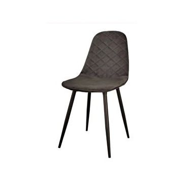Estelia Netaks Truva Metal Ayak Gri Sandalye