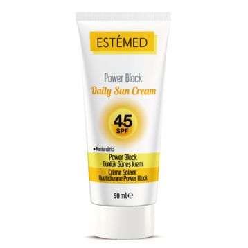 Estemed Power Block Daily Sun Cream SPF45 50 ml Koruyucu Günlük Güneş Kremi