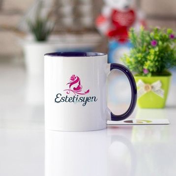 Estetisyen Lacivert Kupa Bardak