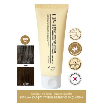Esthetic House CP-1 Kolajen ve İpek Proteini İçeren Kırılma Karşıtı Yoğun Besleyici Protein 100 ml Saç Kremi