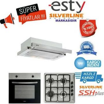 Esty AS5051X02 4 Gözlü Gazlı Ocak İnox