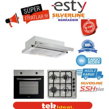 Esty AS5051X02 4 Gözlü Gazlı Ocak İnox