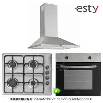 Esty AS5051X02 4 Gözlü Gazlı Ocak İnox