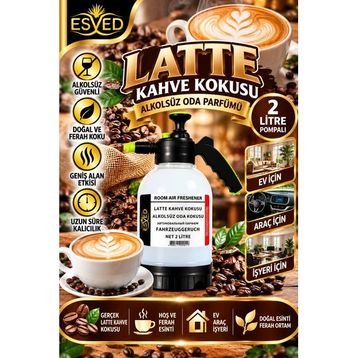 Esved 2 lt Latte Kahve Alkolsüz Oda Kokusu