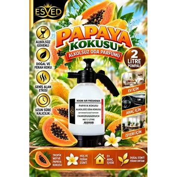 Esved 2 lt Papaya Alkolsüz Oda Kokusu