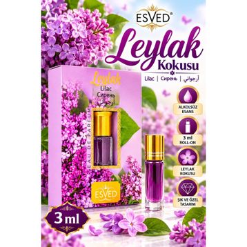 Esved 3 ml Esansı Alkolsüz Leylak Kokusu Parfüm