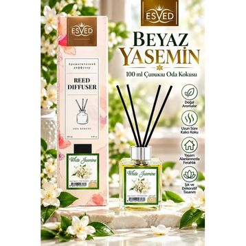 Esved Beyaz Yasemin Kokusu 100 ml Çubuklu Oda Kokusu