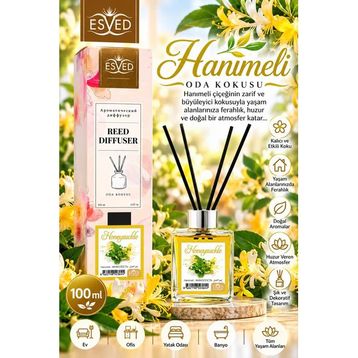 Esved Hanımeli Kokusu 100 ml Çubuklu Oda Kokusu