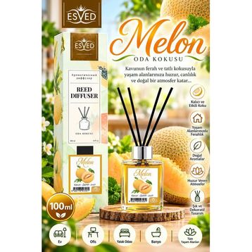 Esved Kavun Kokusu 100 ml Çubuklu Oda Kokusu