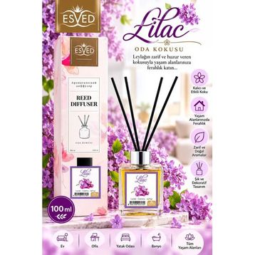 Esved Leylak Kokusu 100 ml Çubuklu Oda Kokusu