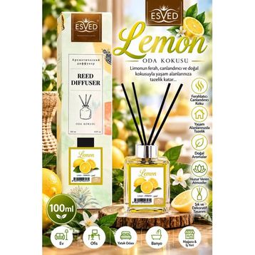 Esved Limon Çiçeği Kokusu 100 ml Çubuklu Oda Kokusu