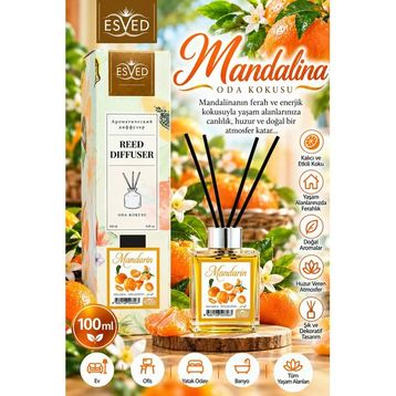 Esved Mandalina Kokusu 100 ml Çubuklu Oda Kokusu