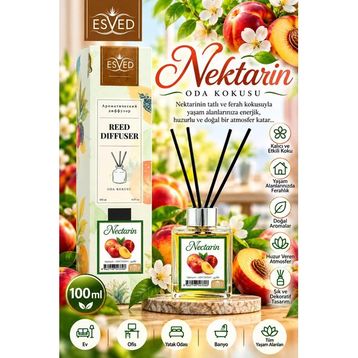 Esved Nektarin Kokusu 100 ml Çubuklu Oda Kokusu