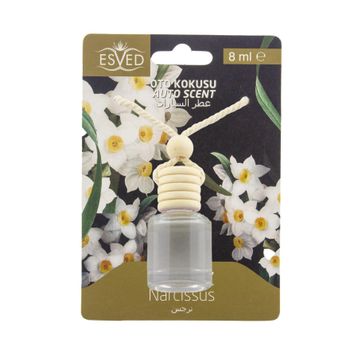 Esved Nergiz Kokusu 8 ml Cam Şişe Araba Kokusu