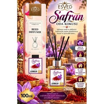 Esved Safran Kokusu 100 ml Çubuklu Oda Kokusu