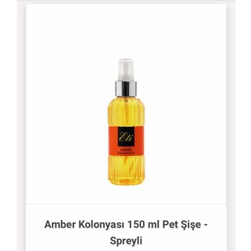 Eti 150 ml Sprey Amber Kolonyası