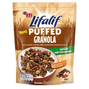 Eti 160 gr Lifalif Puffed Kakao Granola