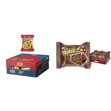 Eti 16x40 gr Balık Kraker + 24x35 gr Topkek Fındıklı Kakaolu Kek